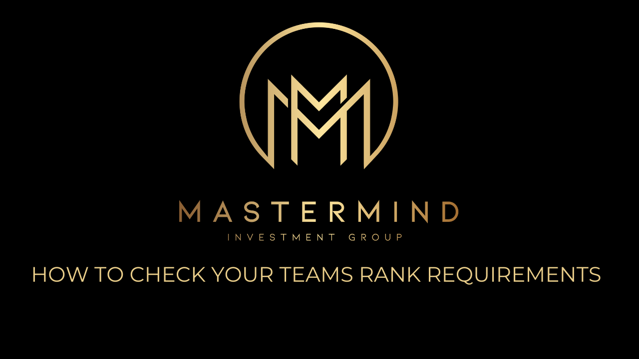 How To Check Your Teams Rank Requirements