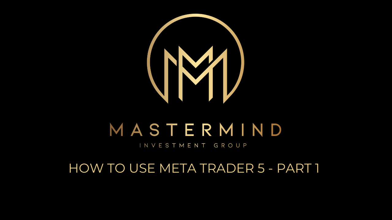 How to use Meta Trader 5 - Part 1